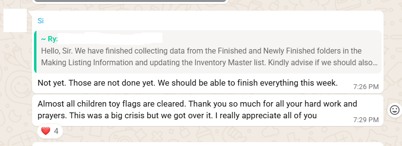 Client Testimonial Screenshot 2